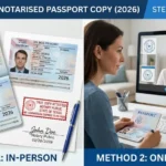 How to Get a Notarised Copy of Passport: Step-by-Step Guide (2026)