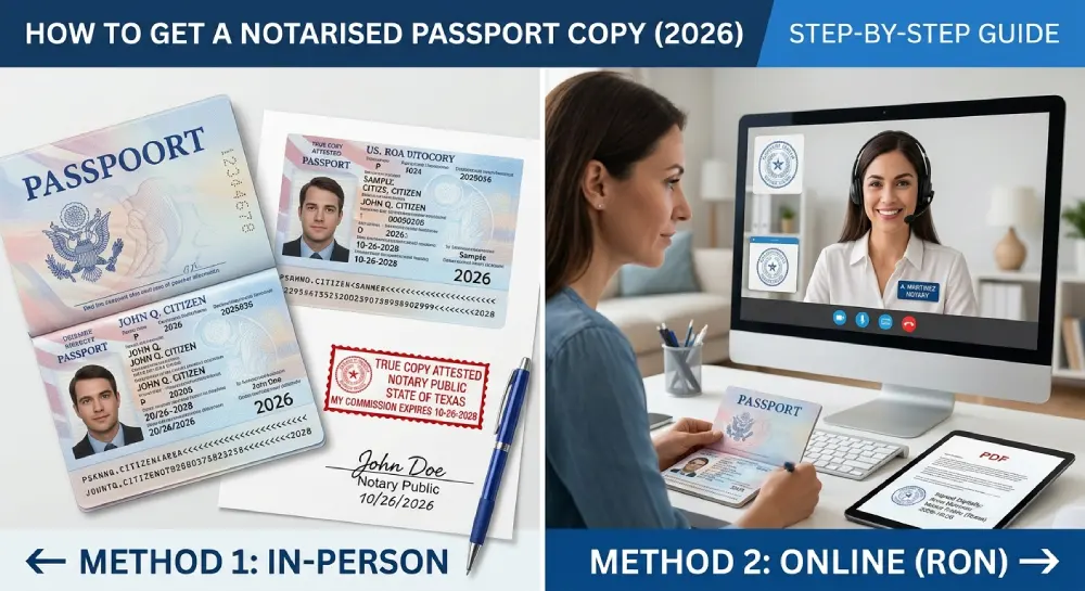 How to Get a Notarised Copy of Passport: Step-by-Step Guide (2026)