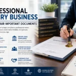 How a Professional Notary Business Protects Your Important Documents