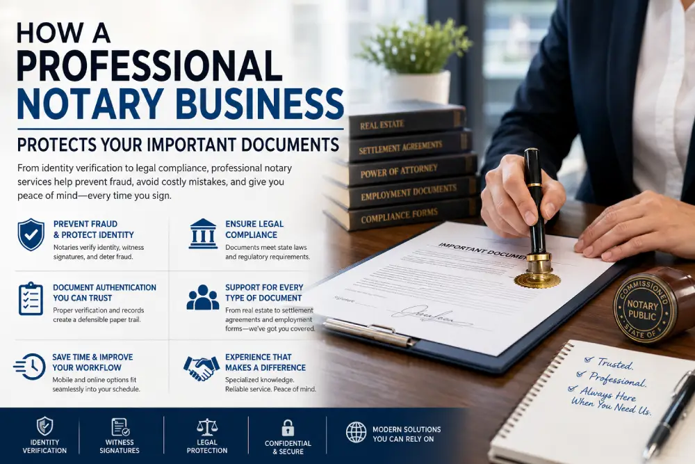 notary for settlement agreements